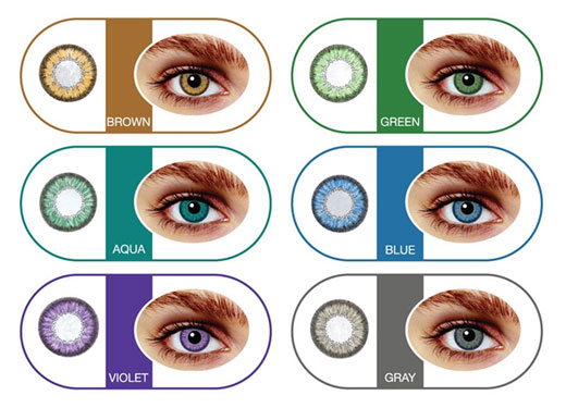 Types of Color Contact Lenses